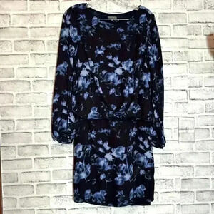 Vince Camuto dress size small in excellent condition black‎ blue and white color